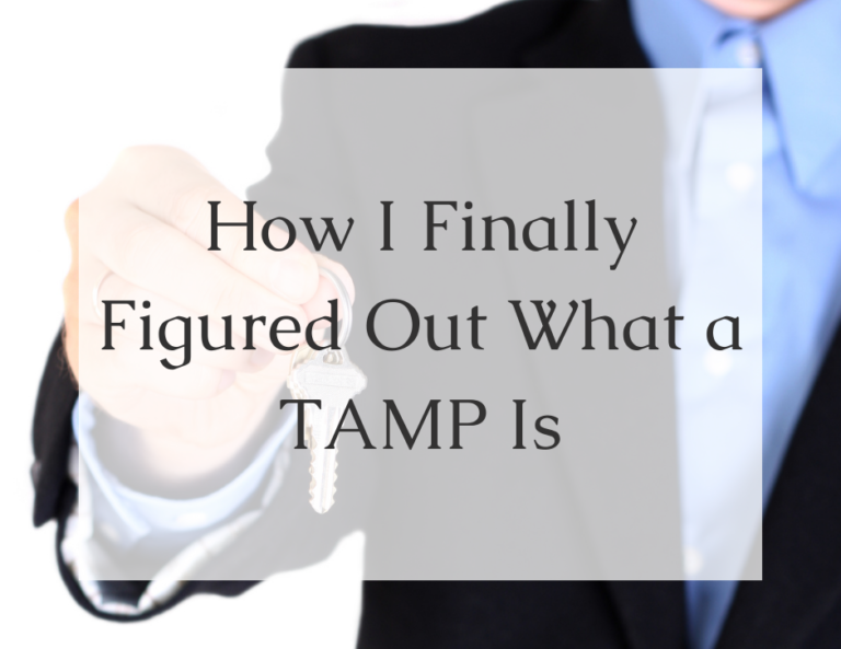 Read more about the article How I Finally Figured Out What a TAMP Is