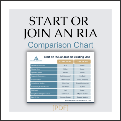 Start or Join an RIA Comparison Chart [PDF]