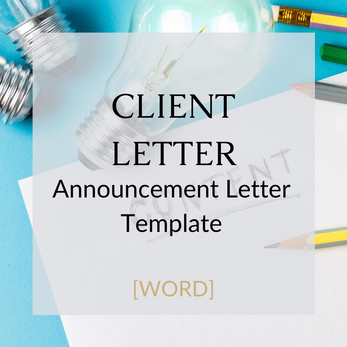Client Announcement Letter Template
