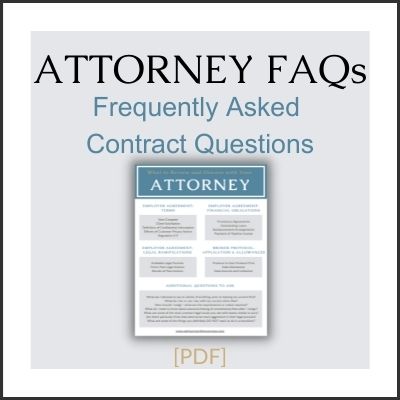 Attorney FAQs - Frequently Asked Contract Questions [PDF]