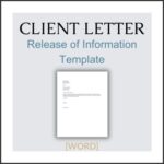 Client Letter - Release of Information Template [WORD]