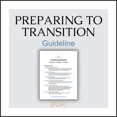 Preparing to Transition Guideline [PDF]